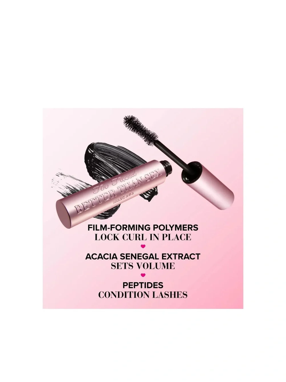NWT  Too Faced Better Than Sex Volumizing Mascara | Full Size. Black